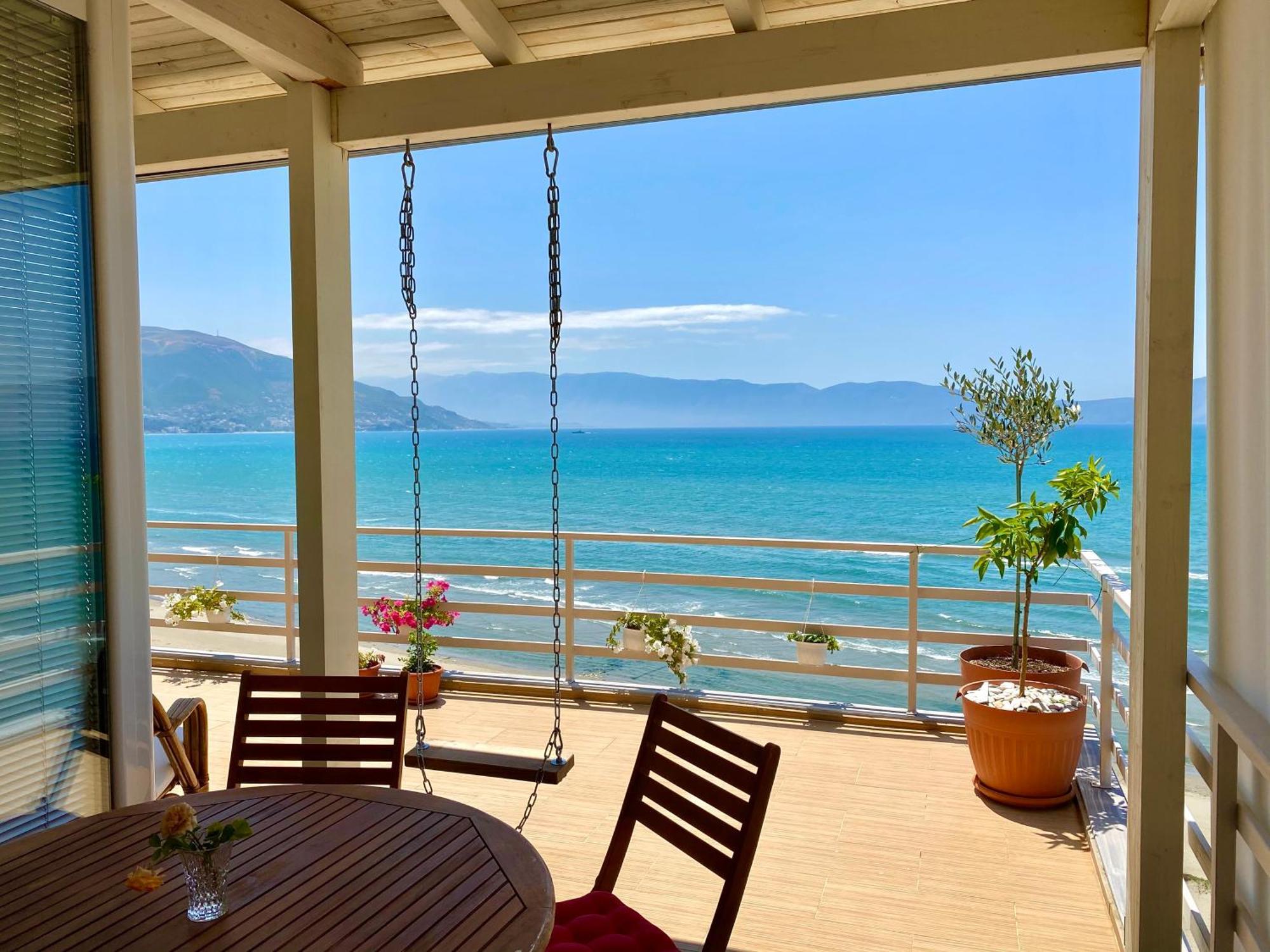 Eka Luxury Two-Bedroom Seaview Apartment Vlorë Buitenkant foto